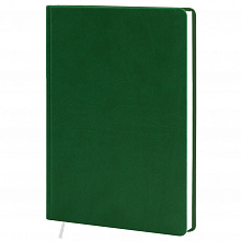 Діловий щоденник А5, 145*202, 176арк., лінія, штуч.шкiра, зелений (3)