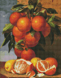 Алмазная мозаика Апельсины и лимоны 40х50 см