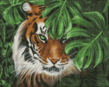 Алмазная мозаика Амурский тигр 40х50 см