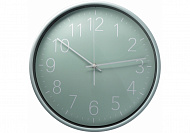 Часы настенные пластик Optima PASTEL d-37,8 см, мятный
