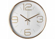 Часы настенные металл Optima MASTER d-25,2 см, белый