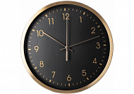 Часы настенные металл Optima RICH d-25,2 см, черный