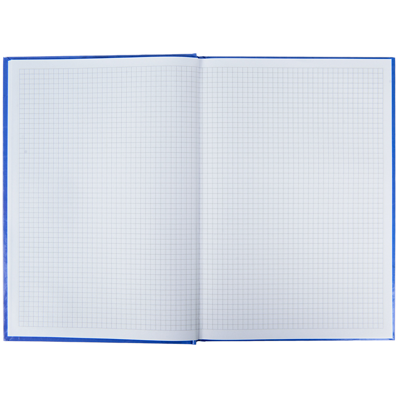 Книга записна А4 96 арк тв палітурка клітинка Liberty синя