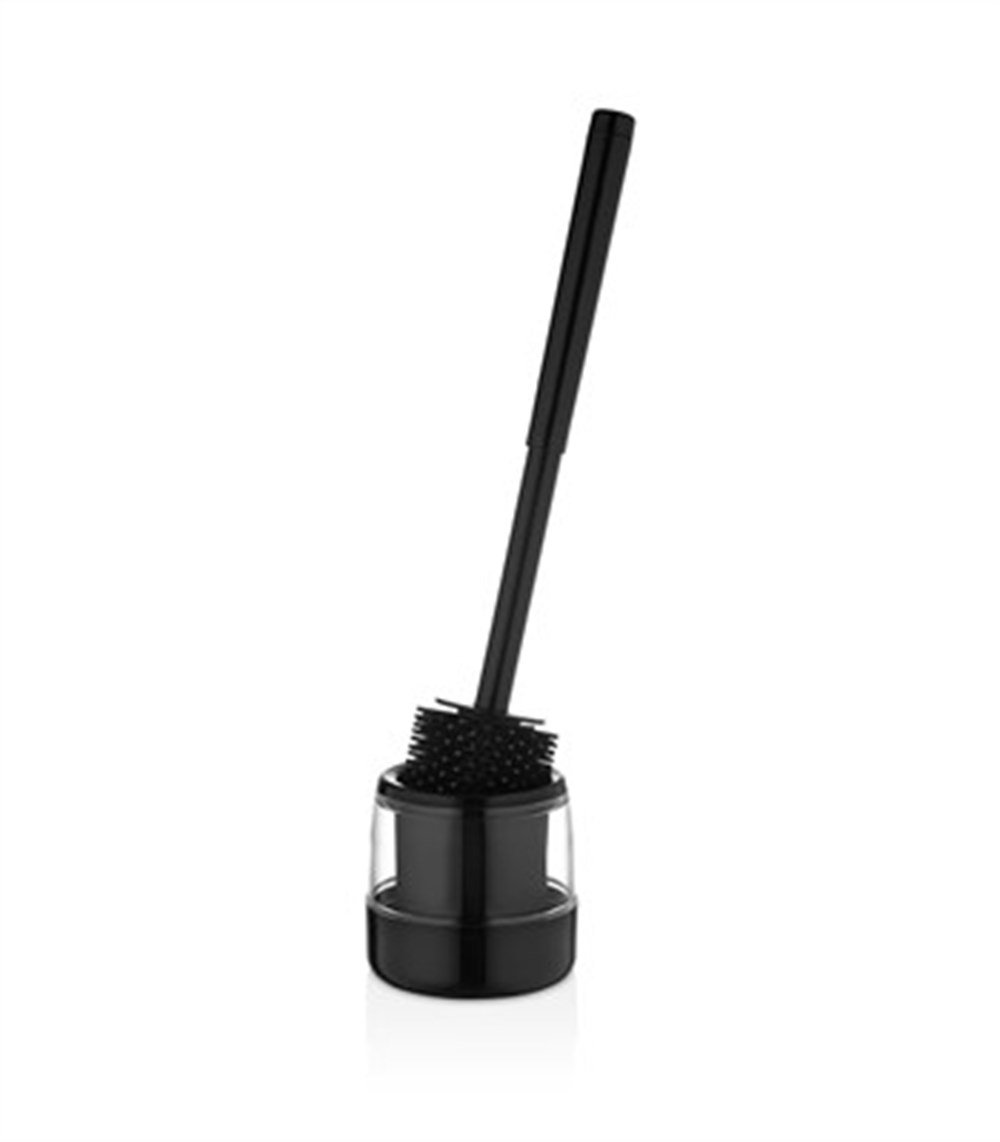 Щітка для унітазу силіконова RULOPAK кругла, чорна