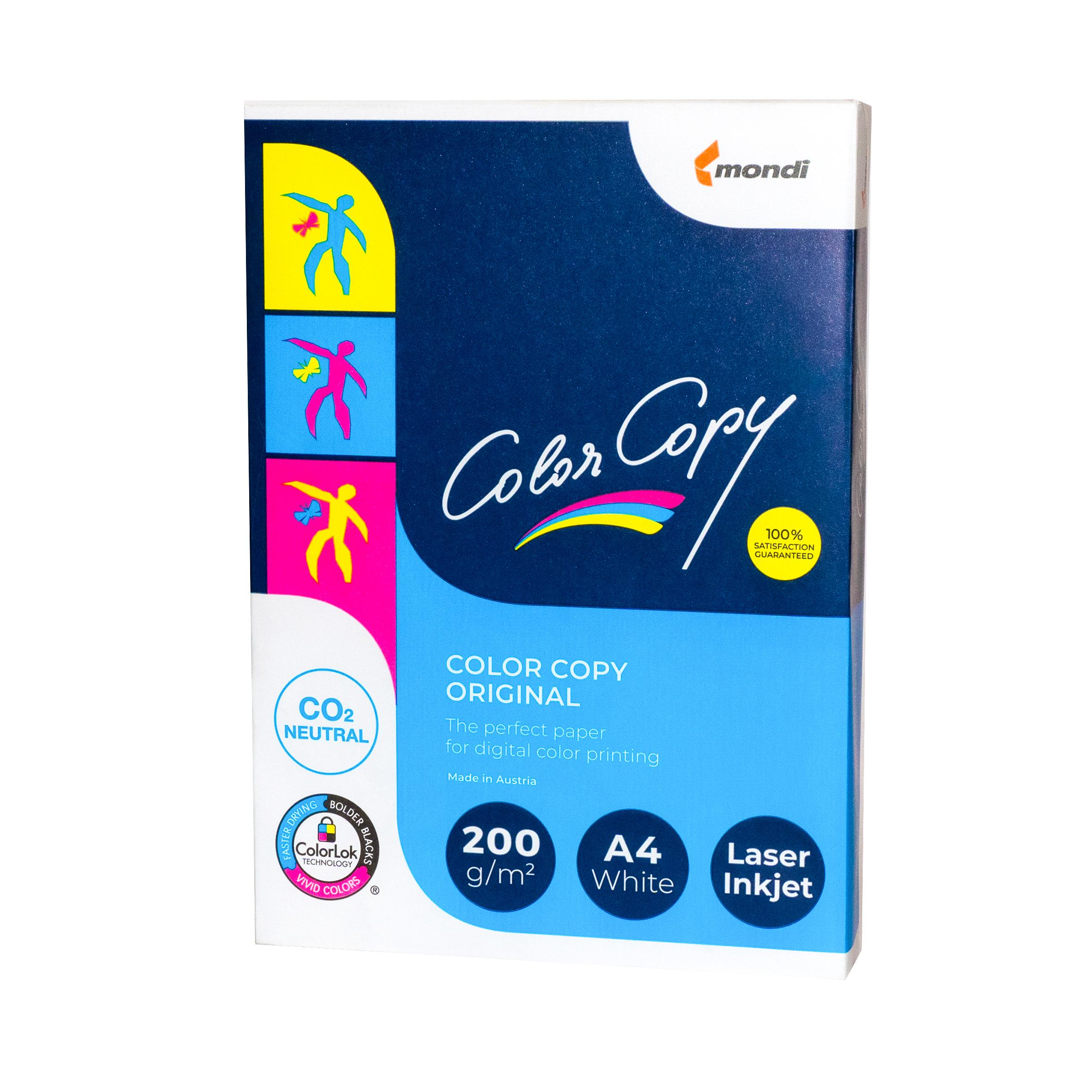 Папір для лазерного та струменевого друку А4 Color Copy 200 г/м2 250 арк