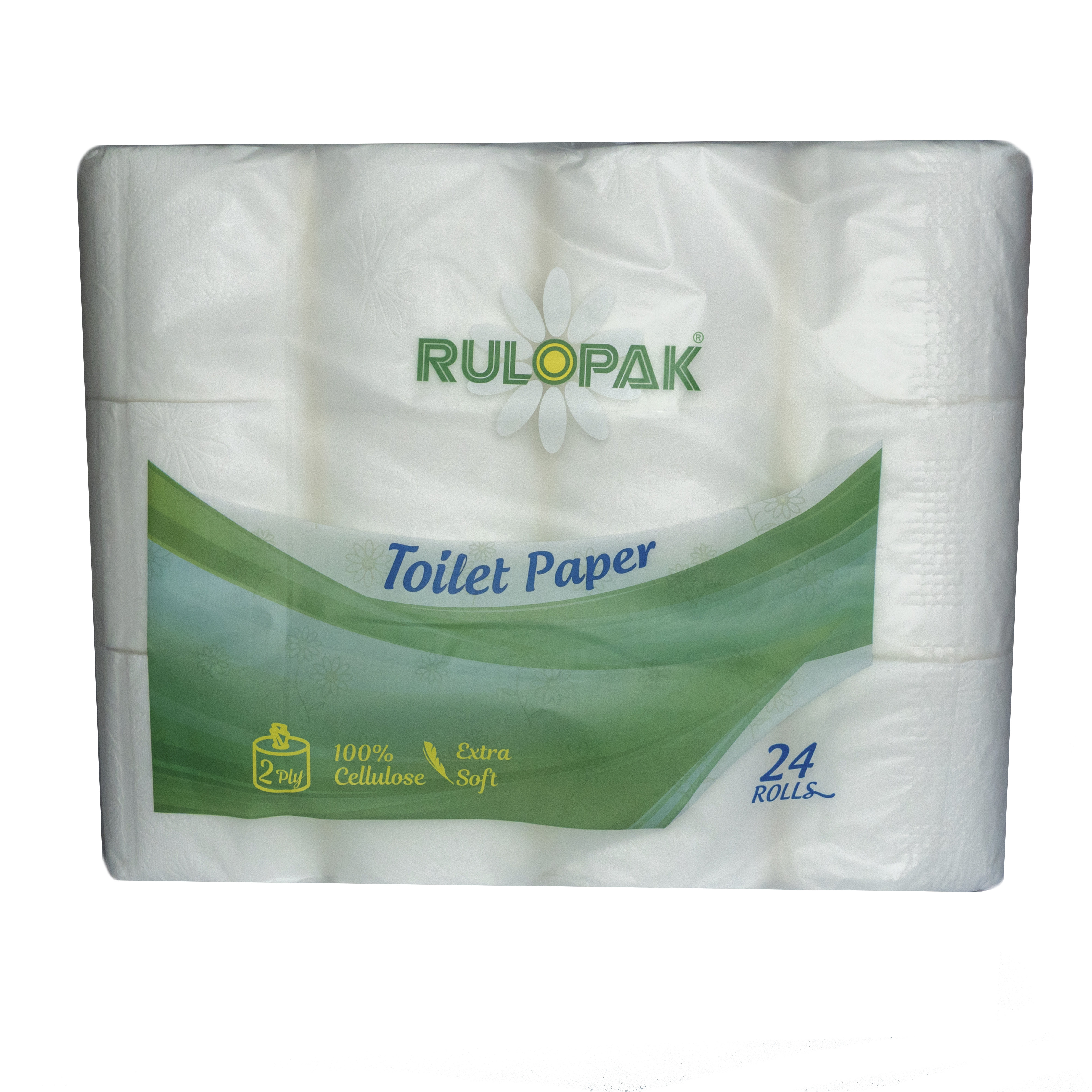 Папір туалетний 2-х шаровий, 24 рул/уп, 18 м/рул, 150 відривів, Rulopak