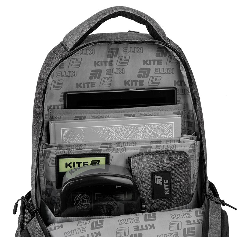 Рюкзак молодежный Kite  2587M Darkness (K26-2587M-5)