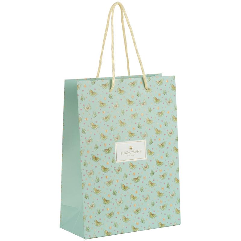 Паперовий подарунковий пакет, 18х24см, TR, Morning Dew 2