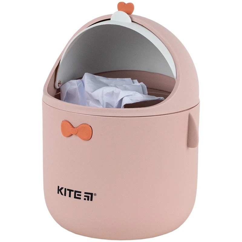 Контейнер настольный для мусора Kite, персиковый
