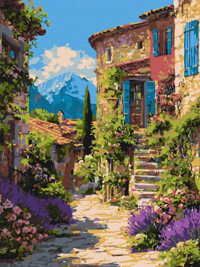 Картина за номерами 30х40 см Кам’яна тиша