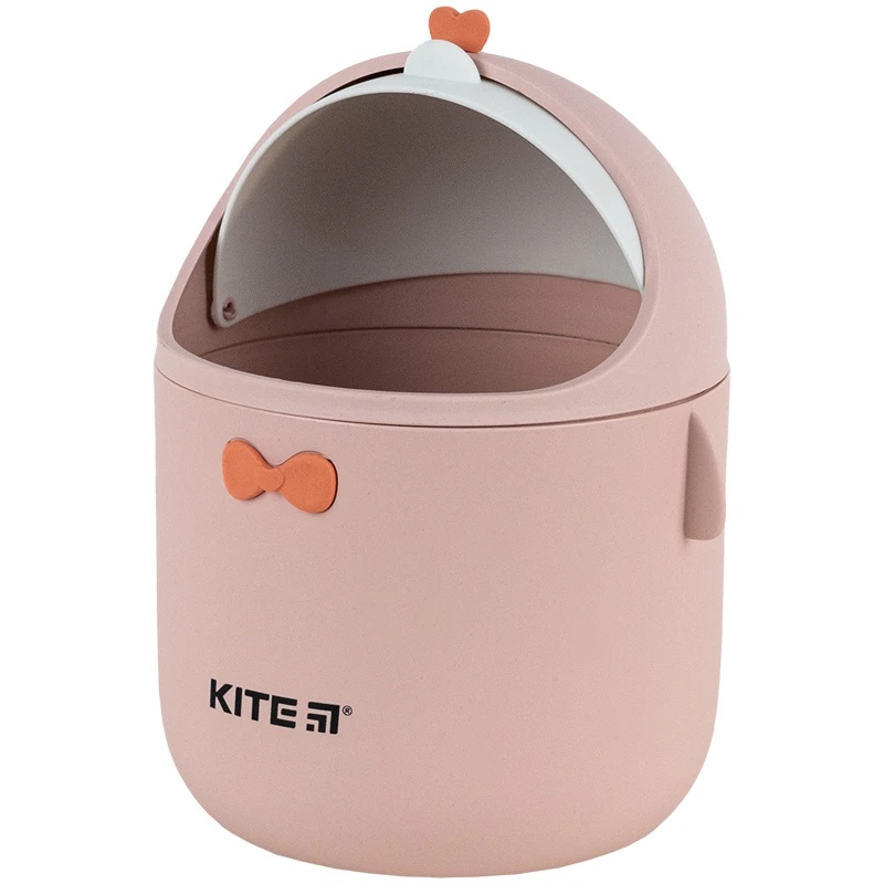 Контейнер настольный для мусора Kite, персиковый