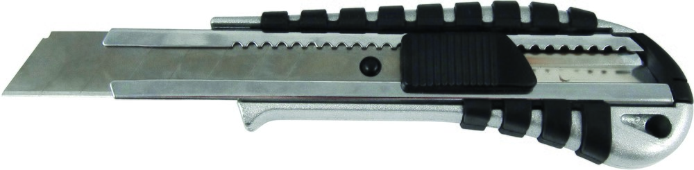 Ніж канцелярський метал 18 мм Axent 6901-A гумові вставки