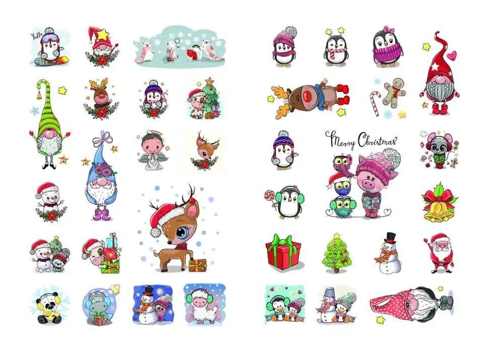 Christmas sticker book Щедрівочка