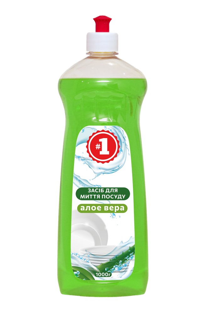 Засіб для посуду #1 1л, алое вера