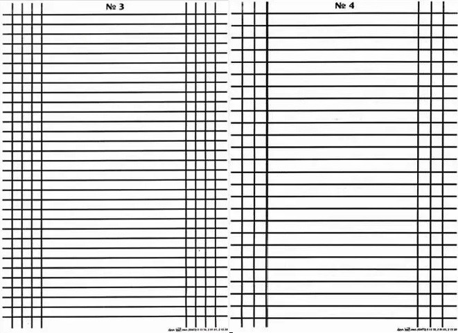 Трафарет 195х290 № 3, 4