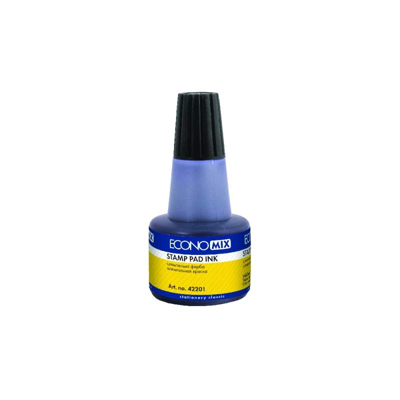 Штемпельна фарба Economix 30 мл чорна