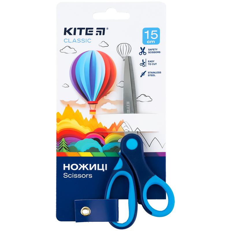 Ножницы детские 15 см Kite Classic 2 резин.вставки