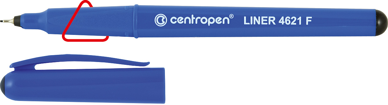 Лайнер Centropen Ergoline 0,3 зеленый