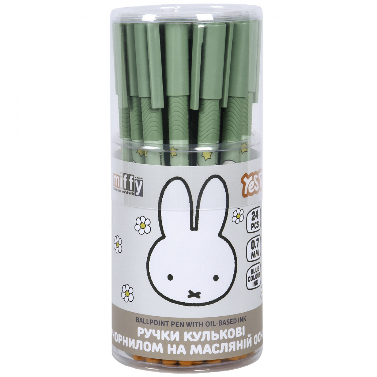 Ручка масляная Yes Miffy 0,7 мм синяя