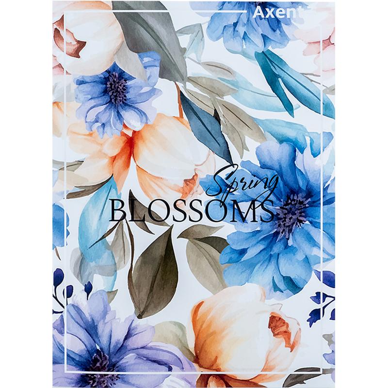 Тетрадь А4 96 л скоба клетка Spring Blossoms