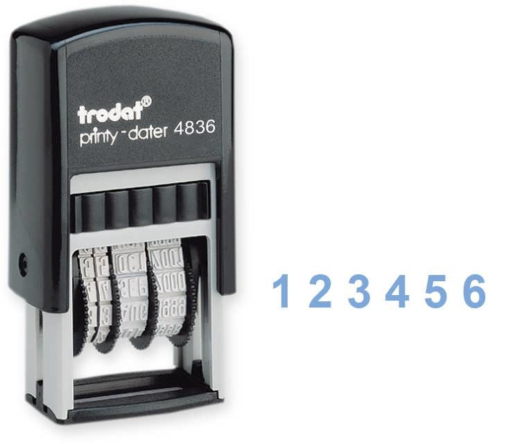 Нумератор Trodat пластик 3,8 мм 6-тирозрядний