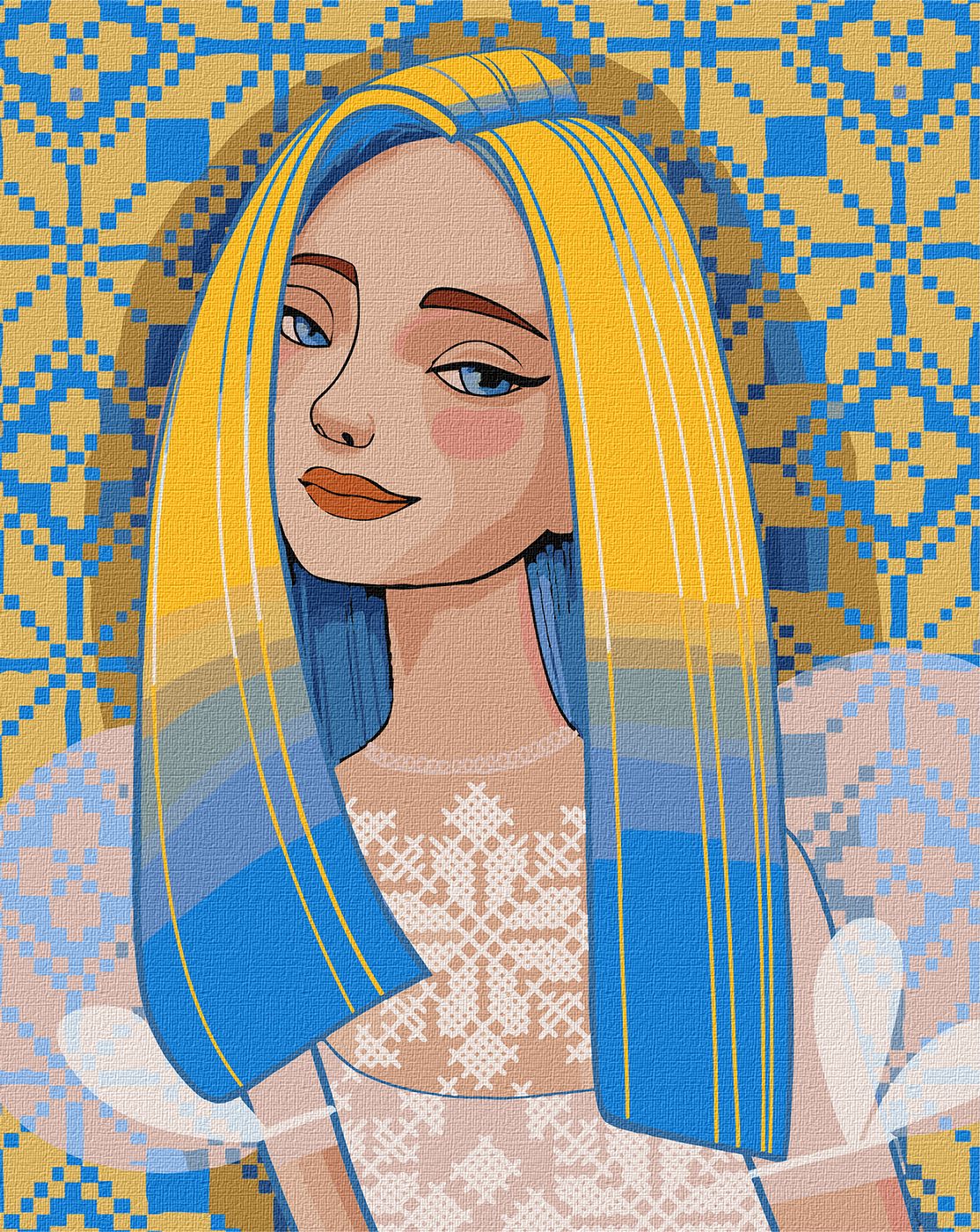 Картина за номерами 40×50 см Вільна