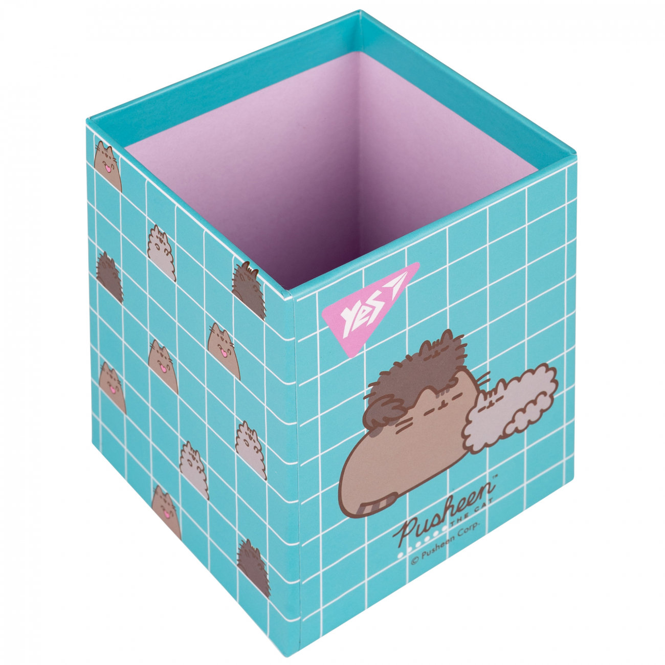 Підставка для ручок квадратна Yes Pusheen картон