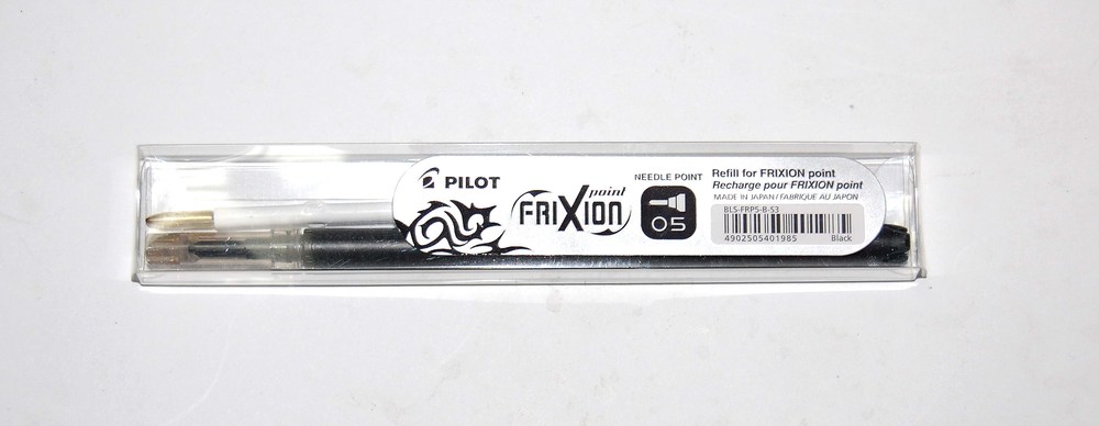 Стрижень гелевий Pilot 0,5 чорний до Frixion Point