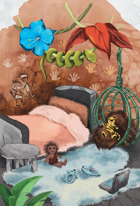 Книга Kids creative Первобытный человек