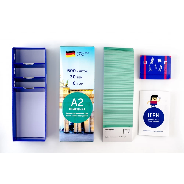 Картки для вивчення німецької мови Нижче середнього English Student A2