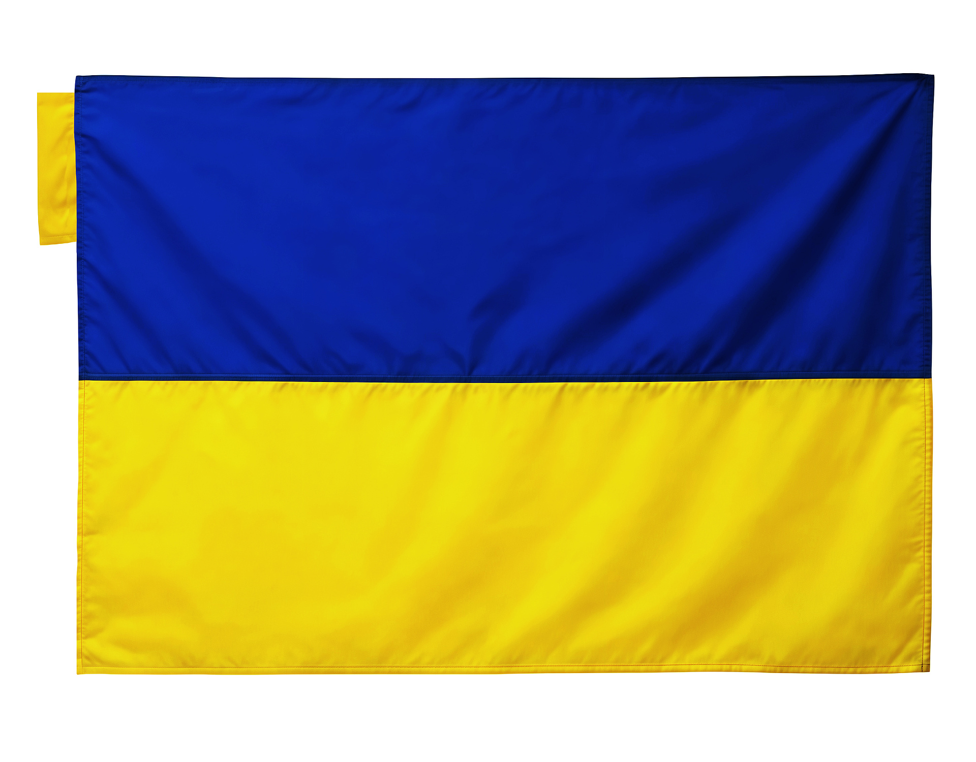 Флаг Украины (90*140) лаке желто-голубой