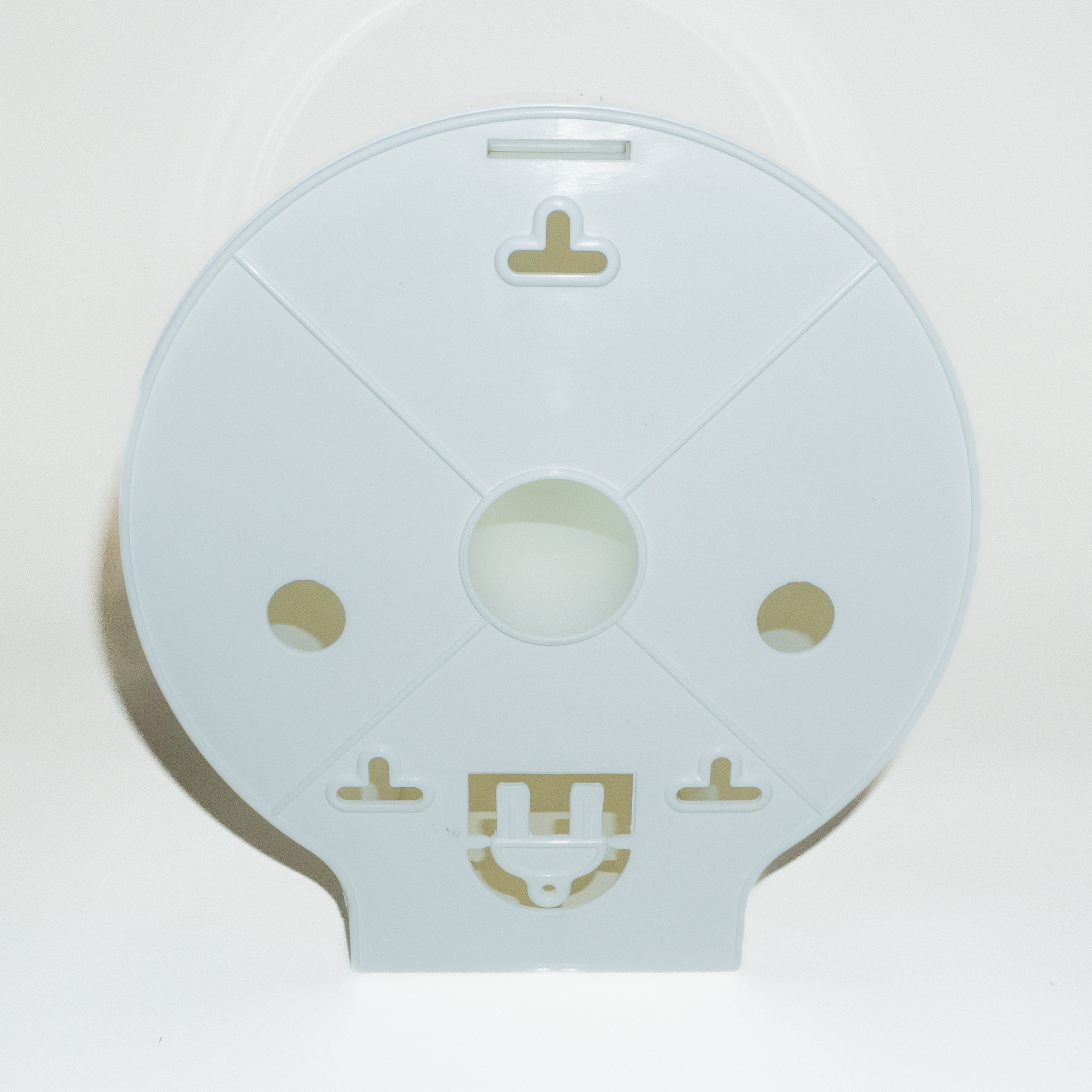 Диспенсер Rulopak для туалетного паперу в рулонах Джамбо, пластиковий, білий, 24,3*21,8*13см.