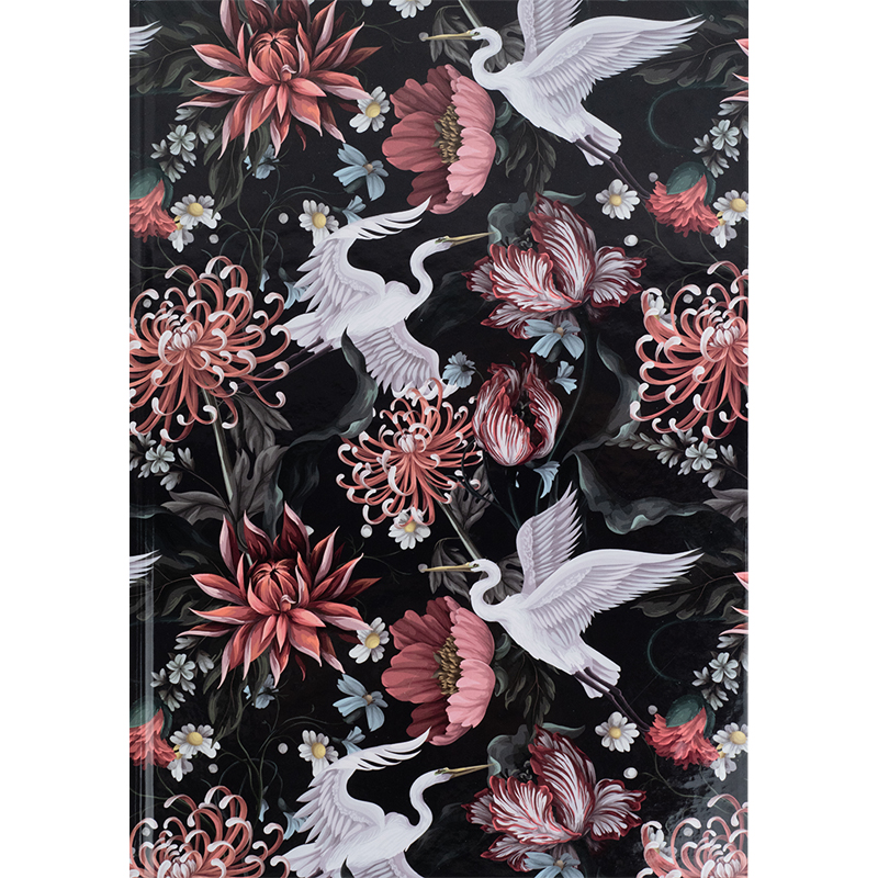 Книга записна А4 96 арк клітинка Birds&Flowers-2