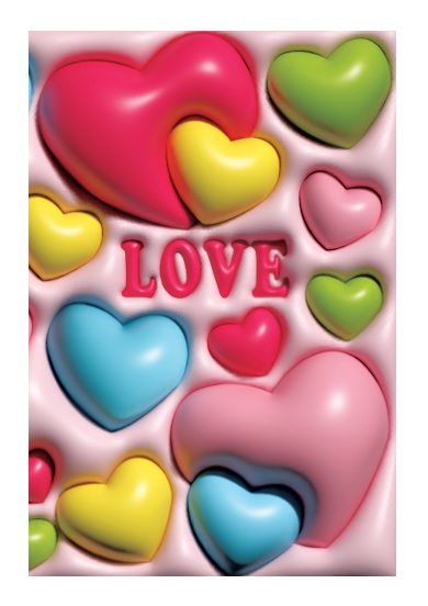 Тетрадь А6 32 л скоба клетка картон хром ерзац серия 3D Ассорти