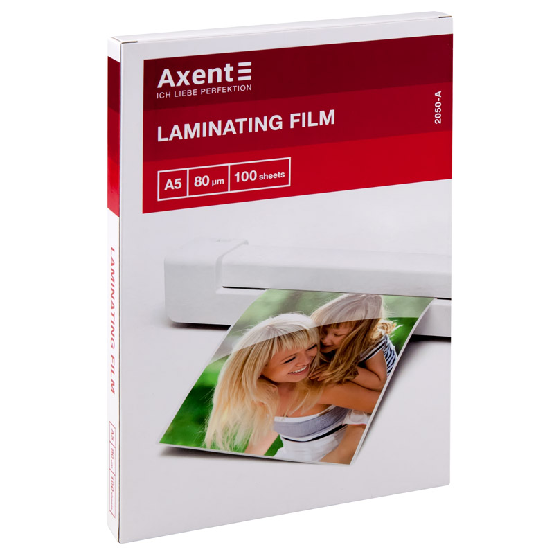 Плівка для ламинатора A5 Axent 80 мкм 100 шт
