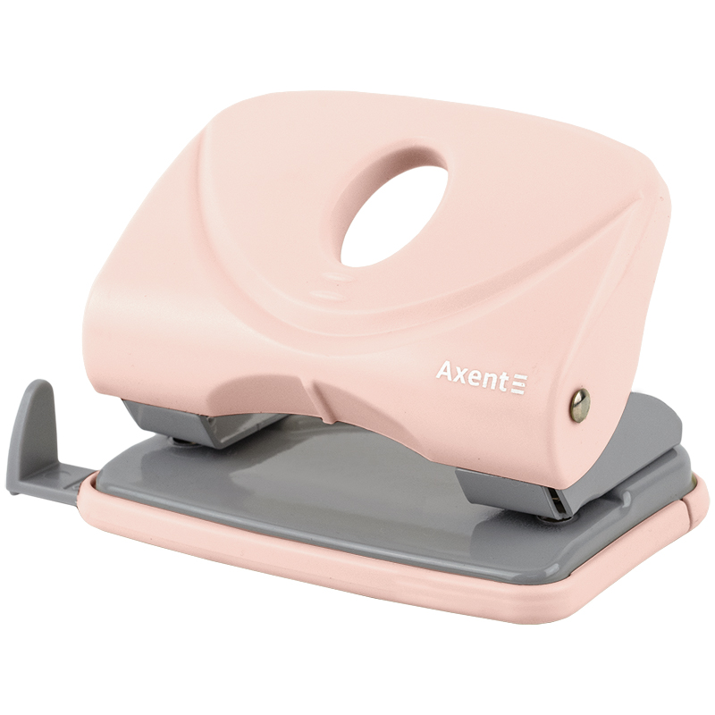 Діркопробивач 20 л пластик Axent Welle-2, Pastelini рожевий