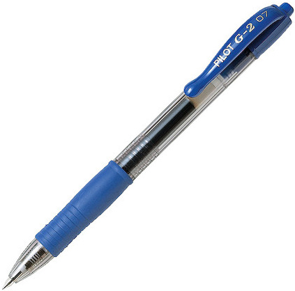 Ручка гелева автомат Pilot BL-G2-7 0,7 синя