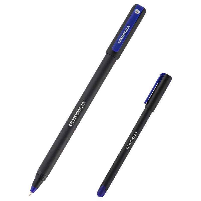 Ручка масляна Unimax Ultron 2x 0,7 синя