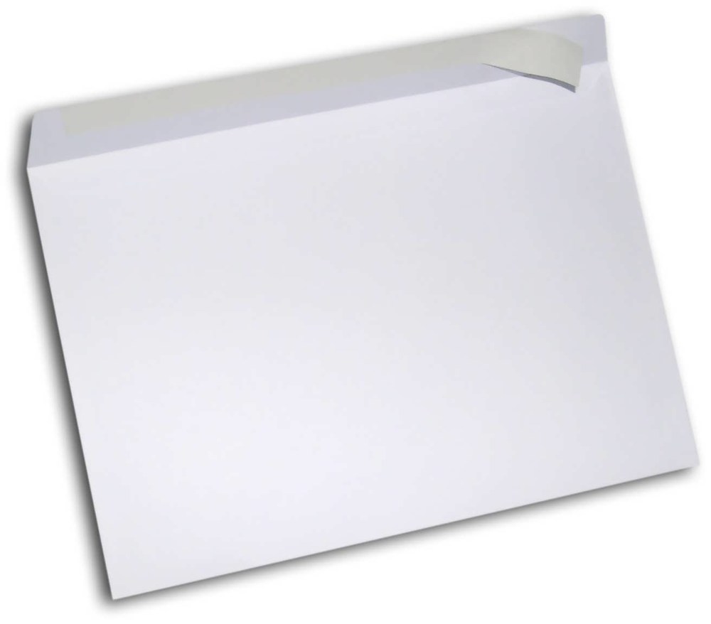 Конверт C5 229х162 білий СКЛ 0+0 клапан прямий