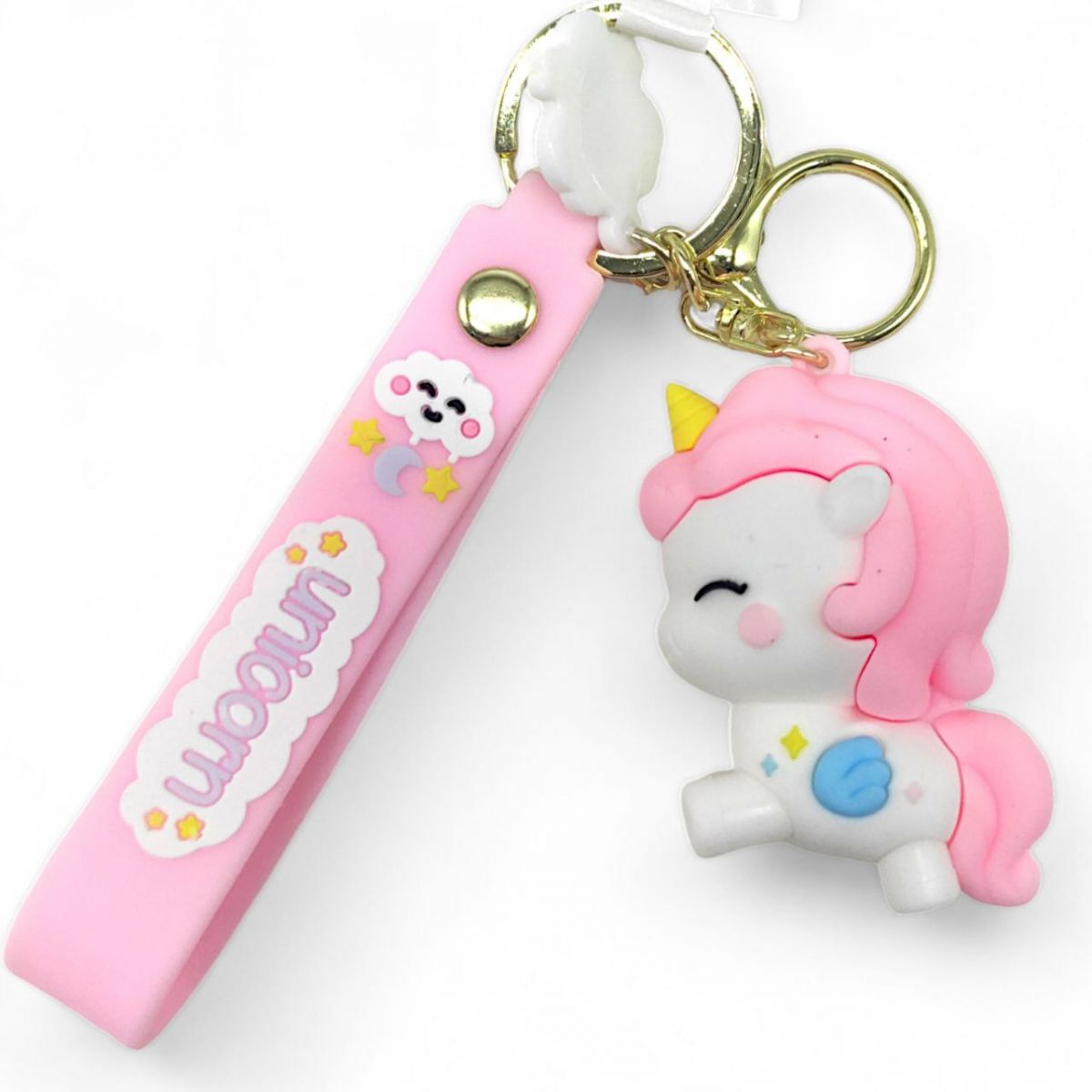 Брелок Единорог розовый