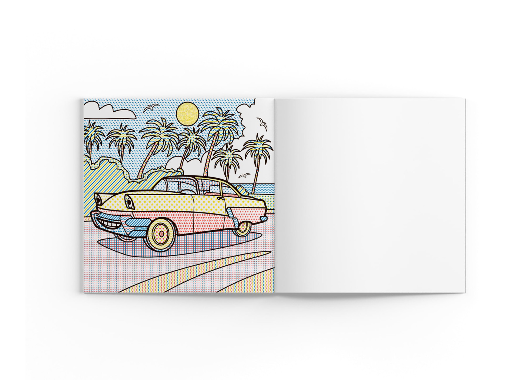 Водные раскраски Ретро автомобили