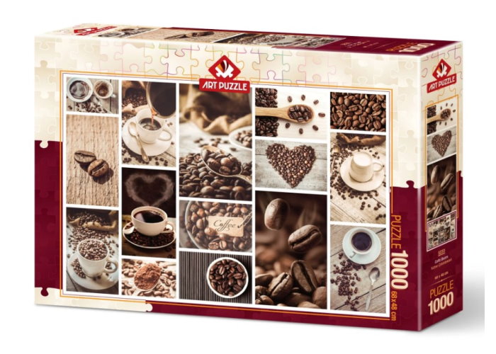 Пазлы Кофейные зерна коллаж  1000 эл