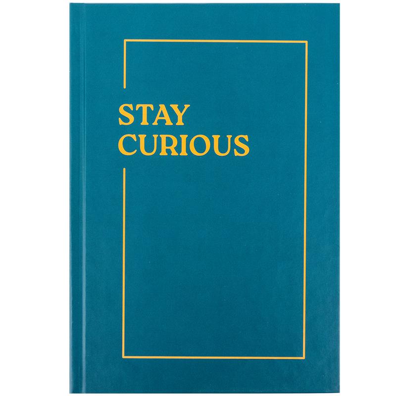 Блокнот А5 96 л тверда палітурка клетка Stay curious