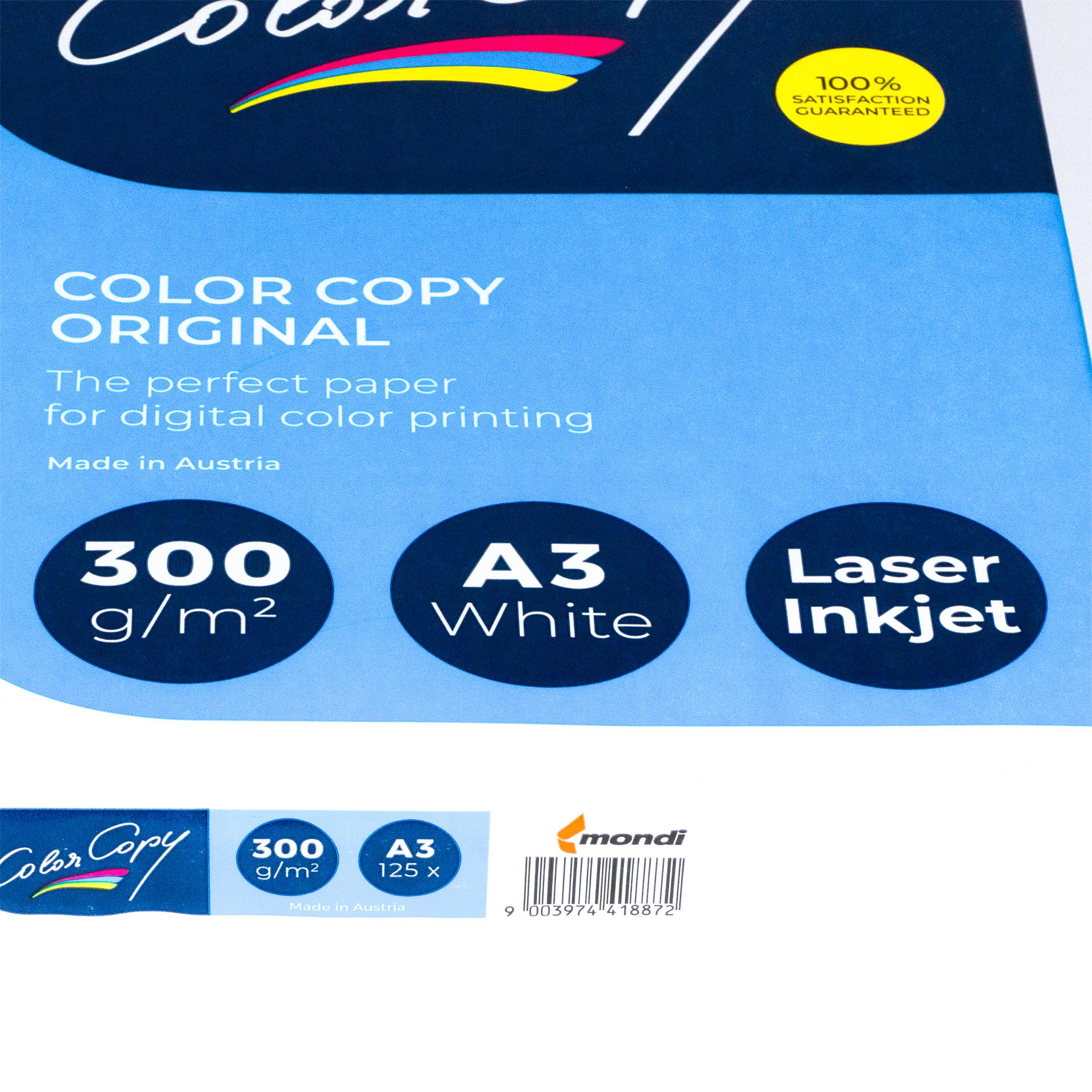 Папір для лазерного та струменевого друку А3 Color Copy 300 г/м2 125 арк