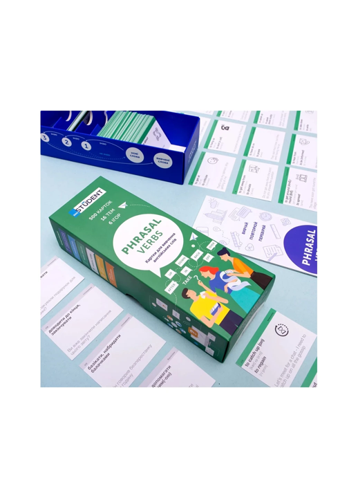 Картки для вивчення англійської мови English Student Phrasal Verbs