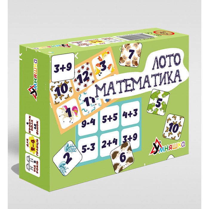 Игра настольная Лото Математика