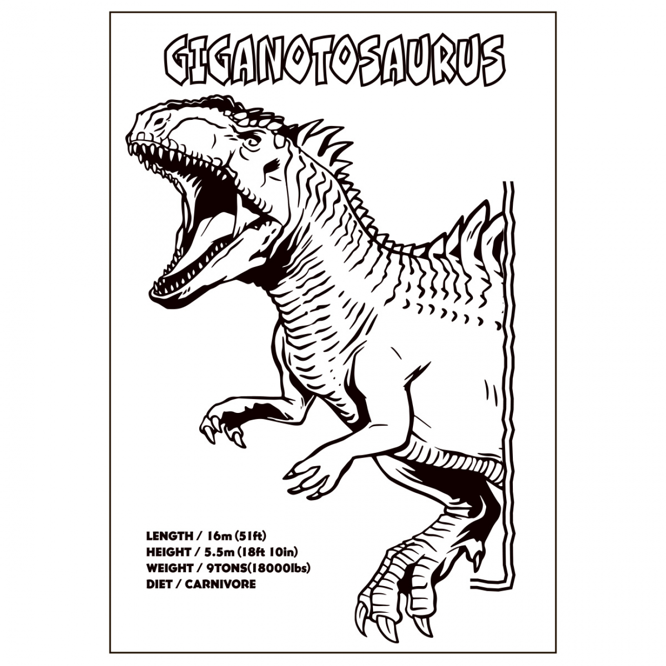 Раскраска Yes Jurassic park