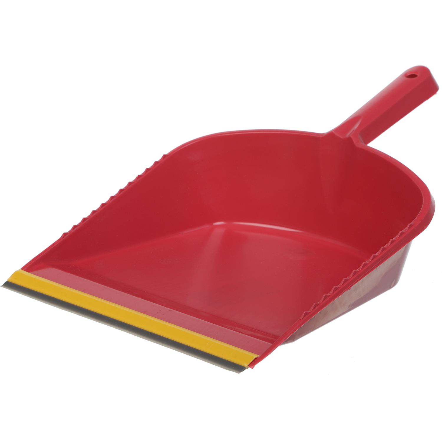 Совок для сміття коротка ручка з гумовою накладкою, колір асорті