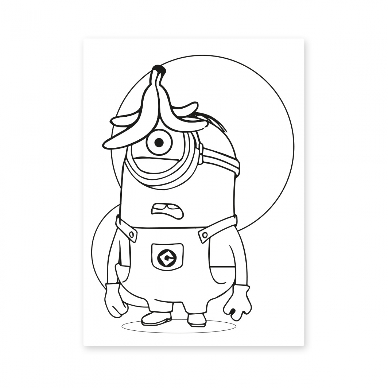 Раскраска А4 Yes Minions