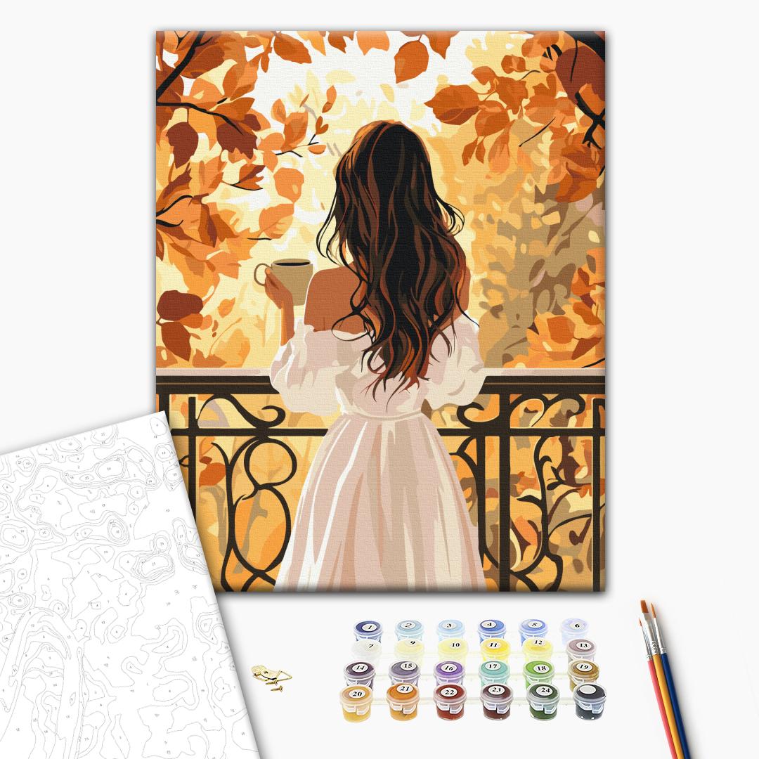 Картина по номерам 40x50 см Октябрьское утро